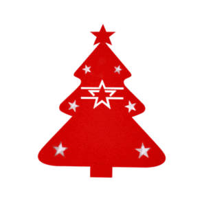 PORTA CUBIERTOS ARBOLITO ROJO