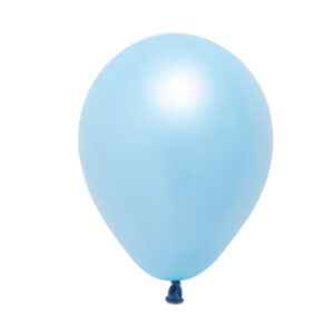 GLOBOS PAYASO 5" DECORADOR AZUL CLARO x 50 unidades