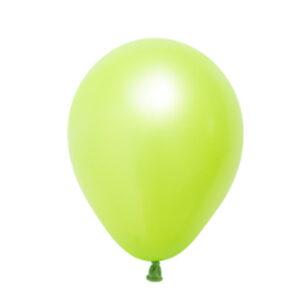 GLOBOS PAYASO 5" DECORADOR VERDE KIWI x 50 unidades