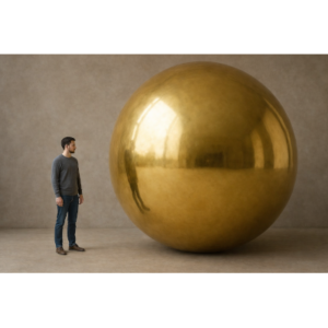 BOLA SHINY DORADA 350 cm.