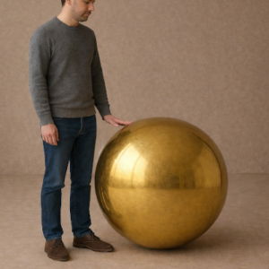 BOLA SHINY DORADA 60 cm.