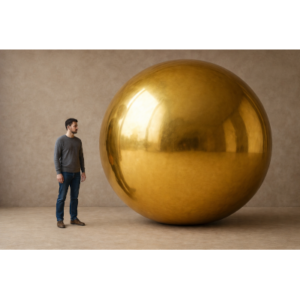 BOLA SHINY DORADA 250 cm.