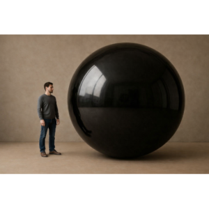 BOLA SHINY NEGRA 250 cm.