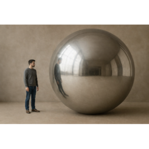 BOLA SHINY PLATEADA 350 cm.