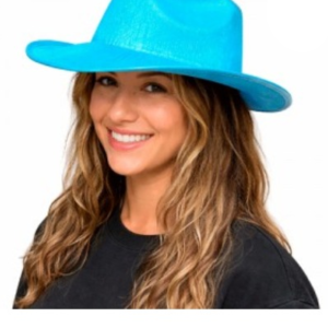 SOMBRERO COWBOY GLOWY CELESTE