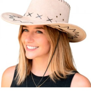 SOMBRERO VAQUERO GAMUZA BEIGE