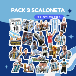 STICKER CALCOS ARGENTINA 25 STICKERS - PACK3