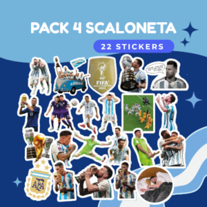 STICKER CALCOS ARGENTINA 25 STICKERS - PACK4