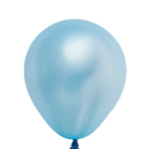 GLOBOS PAYASO 5" PEARL AZUL x 50 unidades