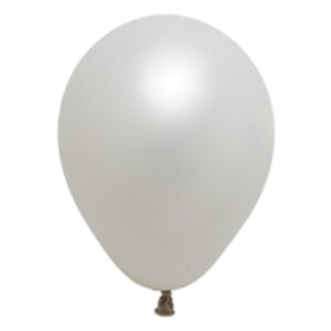 GLOBOS PAYASO 5" DECORADOR BLANCO x 50 unidades