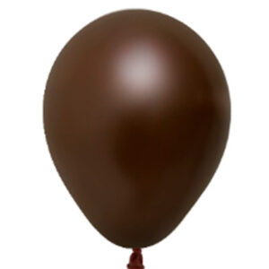 GLOBOS PAYASO 5" DECORADOR CAFÉ x 50 unidades