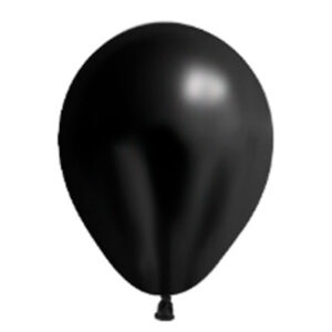 GLOBOS PAYASO 5" DECORADOR NEGRO x 50 unidades