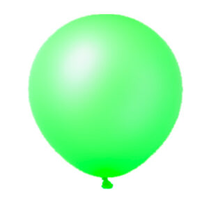 GLOBBY 10" NEON VERDE x 25 unidades