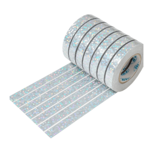 CINTA HILO GLOBO PARA RIZAR PLATEADO HOLOGRAFICO - Bolsa x 100 ROLLOS DE 10 MTS