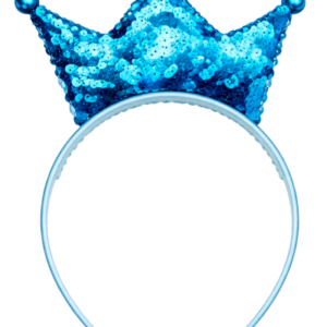 VINCHA REALEZA CELESTE LENTEJUELAS