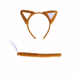 SET FOXY (VINCHA OREJAS DE ZORRO + COLA)