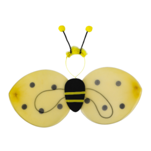 SET ABEJITA (ALITAS + VINCHA CON PLUMITAS)