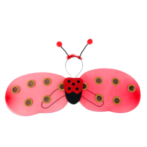 SET MARIQUITA (ALITAS + VINCHA CON PLUMITAS)