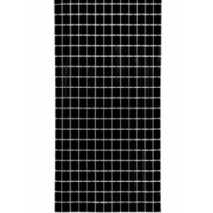 CORTINA RECTANGULOS NEGRA 100x200cm