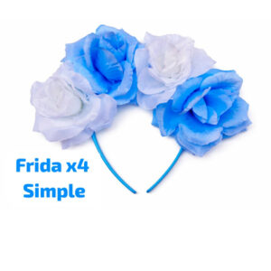 FRIDA X 4 celestes y blancas SIMPLE