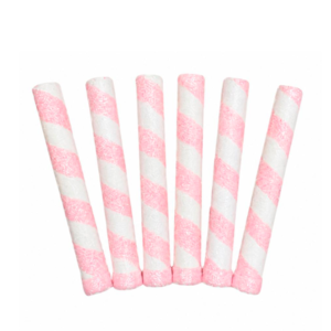 BENGALA PIRULIN BLANCO Y ROSA BEBE x6