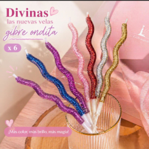 VELAS GIBRE ONDITAS X 6