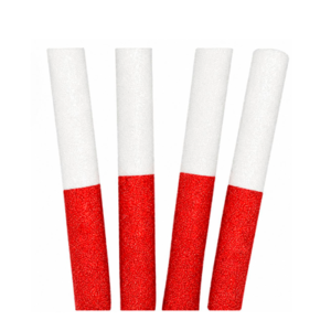 VELA BENGALA BRILLO RIVER (ROJO Y BLANCO) x4