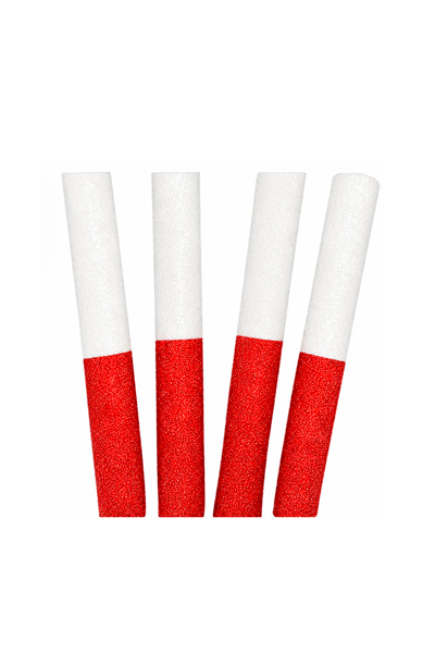 VELA BENGALA BRILLO RIVER (ROJO Y BLANCO) x4