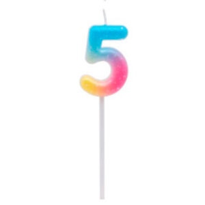 VELA NUMERO JELLY Nº5