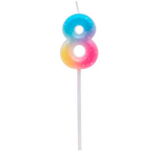 VELA NUMERO JELLY Nº8