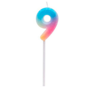 VELA NUMERO JELLY Nº9