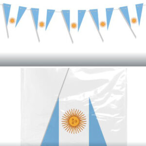 GUIRNALDA TRIANGULAR BANDERA ARGENTINA 3mts