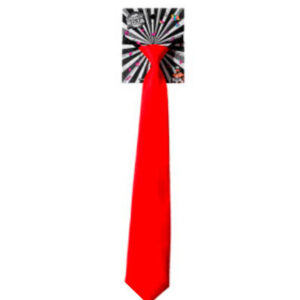 CORBATA ROJA DE TELA (ajuste con cierre)