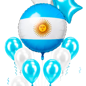 SET DE GLOBOS BANDERA ARGENTINA
