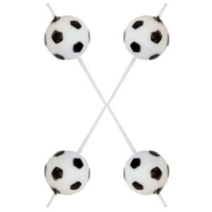 SET VELAS 3D "PELOTAS" x 4 piezas