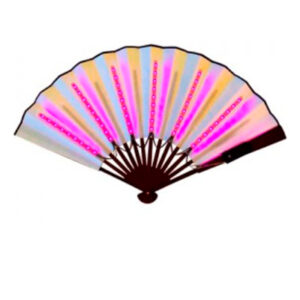 ABANICO ROSA LED