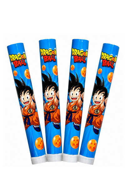 VELA BENGALA DECORADA DRAGON BALL Z x4
