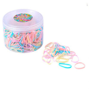 MINI GOMITAS ELÁSTICAS PARA EL PELO - PASTEL X 500 UNI