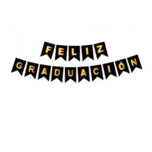 BANDERIN FELIZ GRADUACION