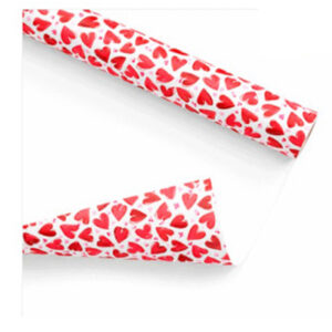 PAPEL DE REGALO "Love" 70 x 100 cm - Bolsa x 10un
