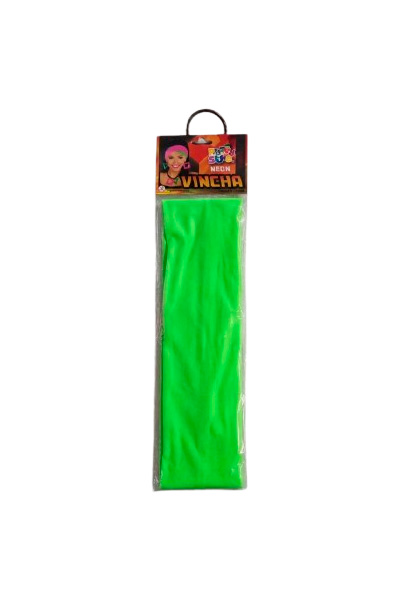 VINCHA NEON FLUO VERDE