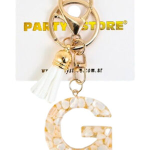 LLAVERO GLAM LETRA G