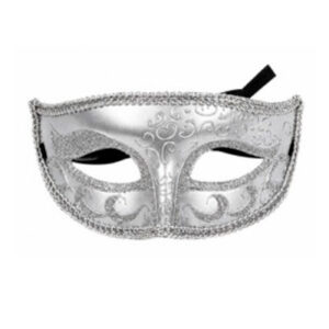 ANTIFAZ FANTASMA DE LA OPERA PLATEADO