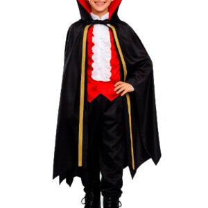 DISFRAZ DRACULA NIÑO INCLUYE CAPA, CHAQUETA Y PANTALONES