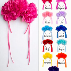 VINCHA FRIDA X 3 CON CINTAS