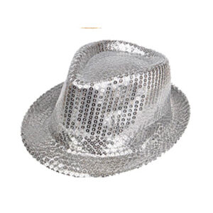 SOMBRERO FUNYI LENTEJUELAS PLATEADO