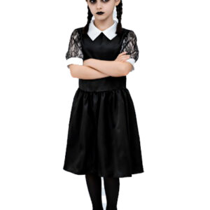 DISFRAZ NIÑA GOTICA INCLUYE VESTIDO