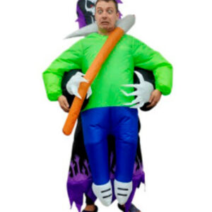 DISFRAZ INFLABLE "secuestro mortal" - Incluye enterito y motor